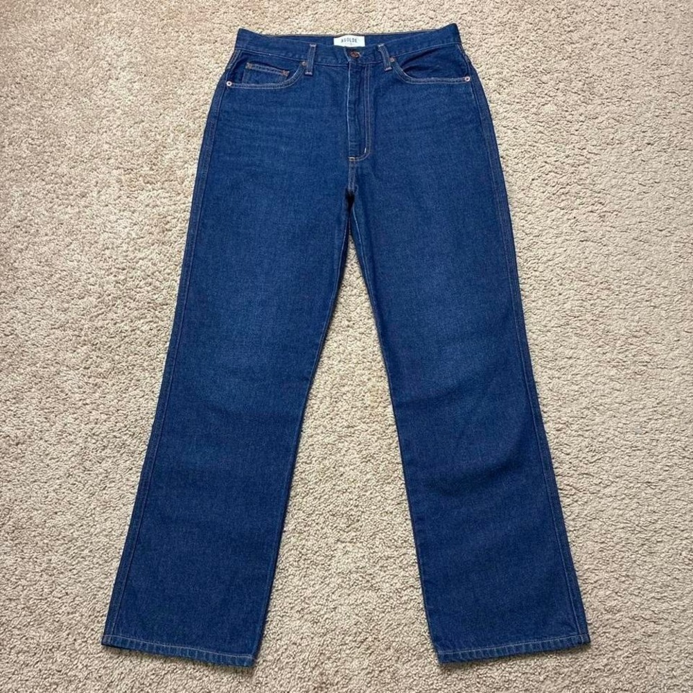AGOLDE Pinch Waist Kick Flare in Radio Wash (Blue) High Waist Jeans Size 29